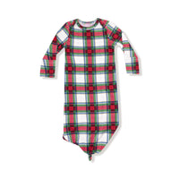 Holiday Plaid - Knotted Gown