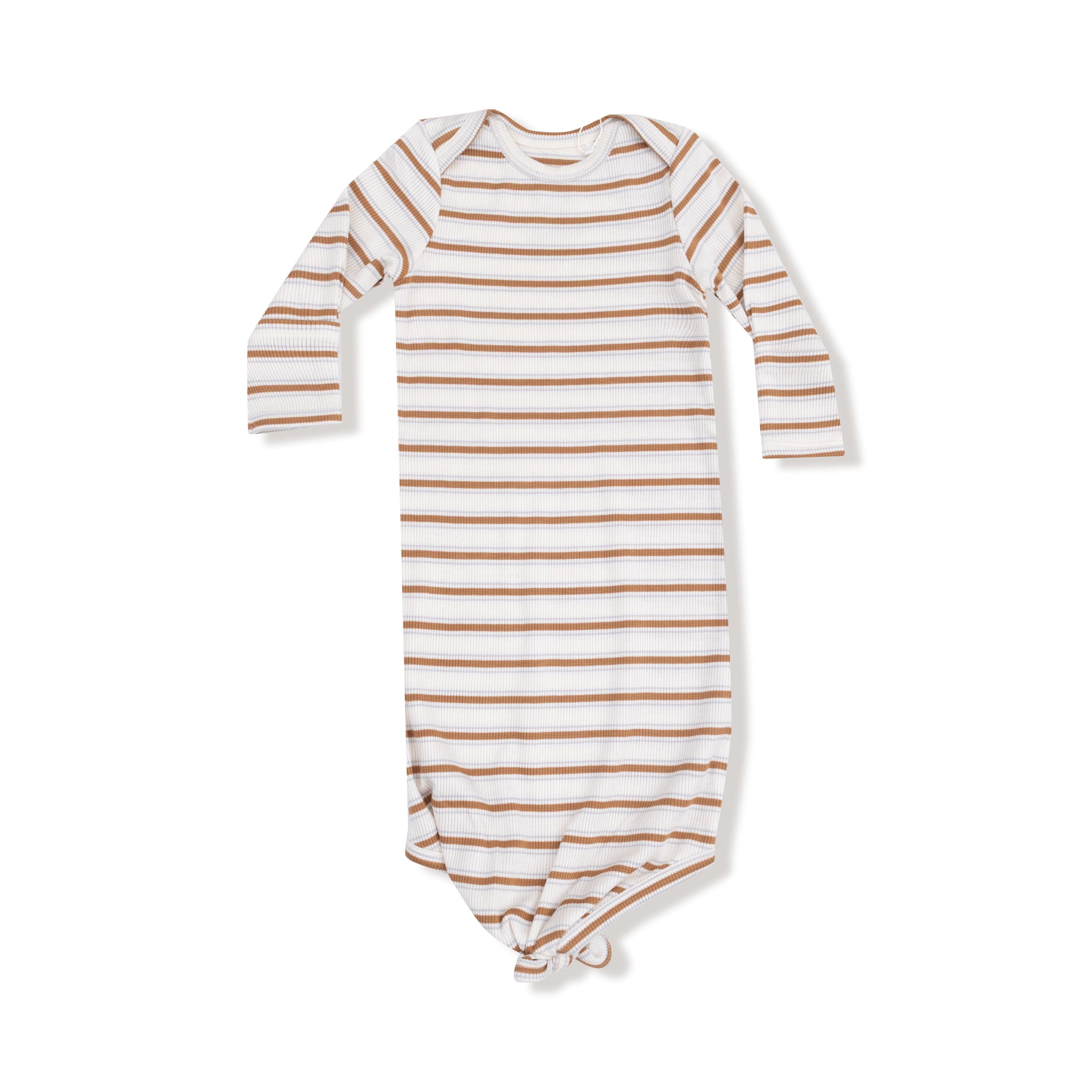 Vintage Stripe - Brown - Knotted Gown