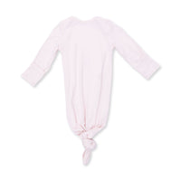Solid Mauve Morn - Knotted Gown and Knot Headband