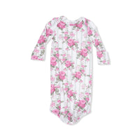 Cabbage Rose Stripe - Knotted Gown