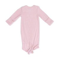 Solid Peachskin - Knotted Gown and Headband