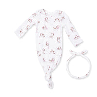 Explorer Puppy Pink - Knotted Gown and Knot Headband