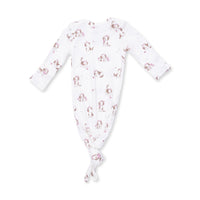 Explorer Puppy Pink - Knotted Gown and Knot Headband