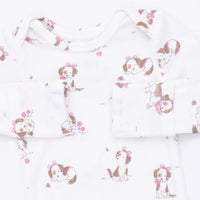 Explorer Puppy Pink - Knotted Gown and Knot Headband