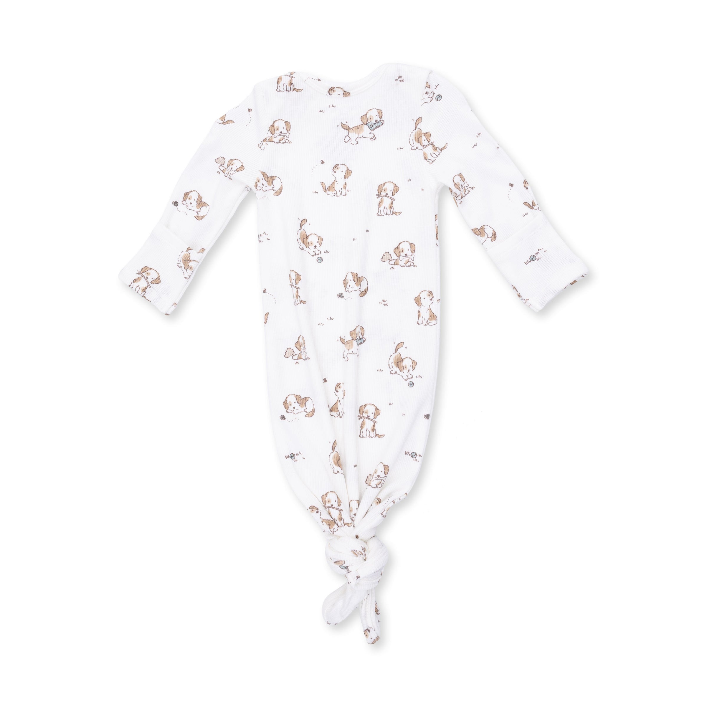 Explorer Puppy Blue - Knotted Gown and Beanie Hat