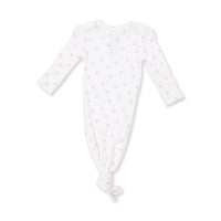 Little Horseshoes Pink - Knotted Gown and Knot Headband