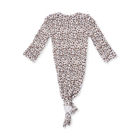 Leopard Rib - Knotted Gown and Knot Headband