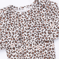 Leopard Rib - Knotted Gown and Knot Headband