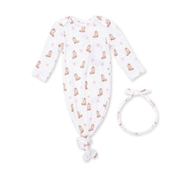 Mini Cowgirl Boots - Knotted Gown and Knot Headband