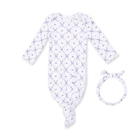 Simple Hockey Pink - Knotted Gown and Headband