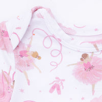 Ribbon Ballerinas - Knotted Gown and Ruffle Hat