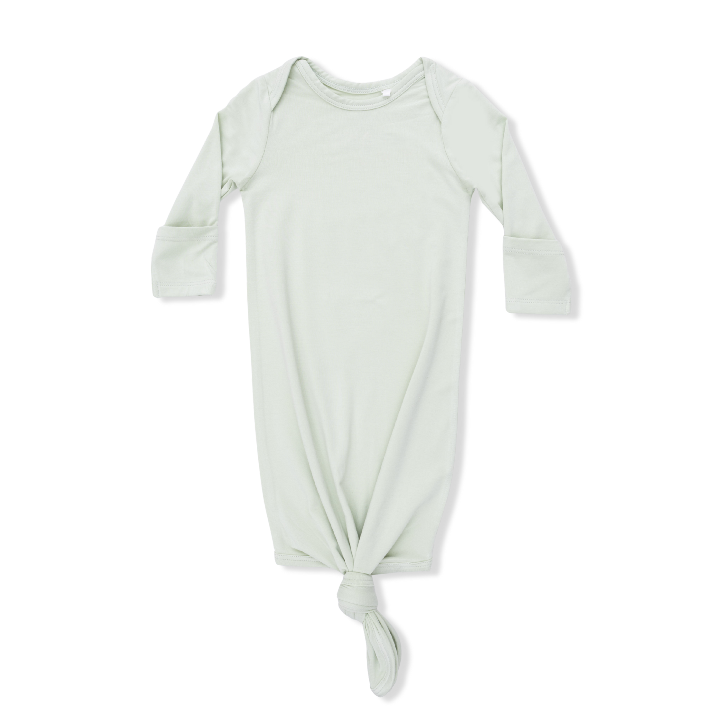 Solid Bok Choy - Knotted Gown and Beanie Hat