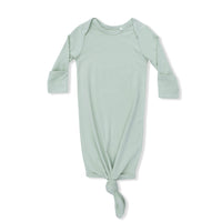 Solid Milky Green - Knotted Gown and Knotted Hat