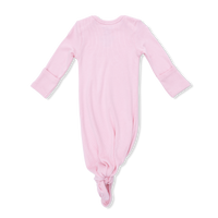 Solid Romance Rose Rib - Knotted Gown and Headband