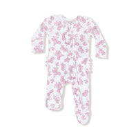 Countryside Coreopsis - 2 Way Ruffle Zipper Footie
