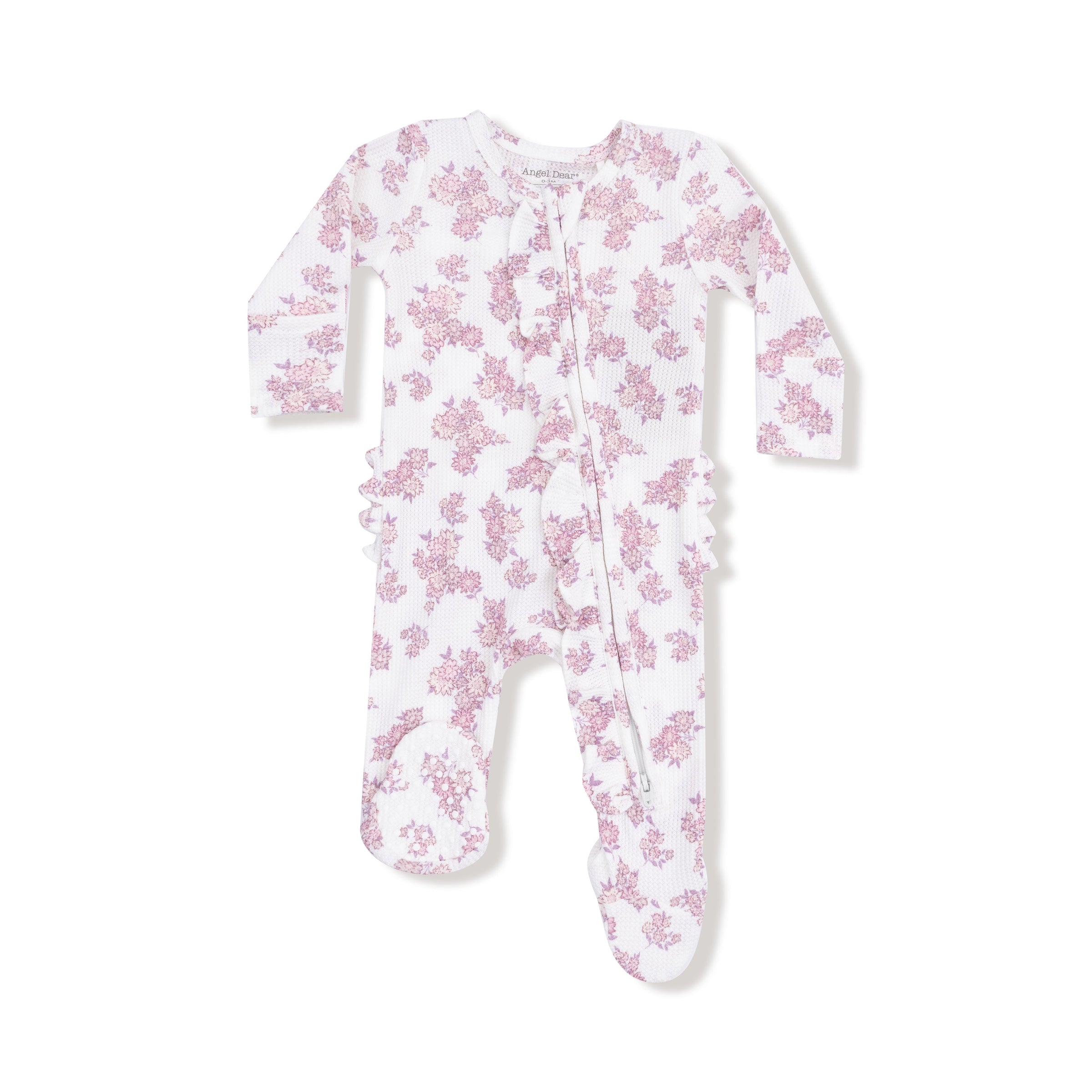 Countryside Coreopsis - 2 Way Ruffle Zipper Footie