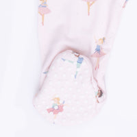 Petite Ballet - 2 Way Ruffle Front Zipper Footie