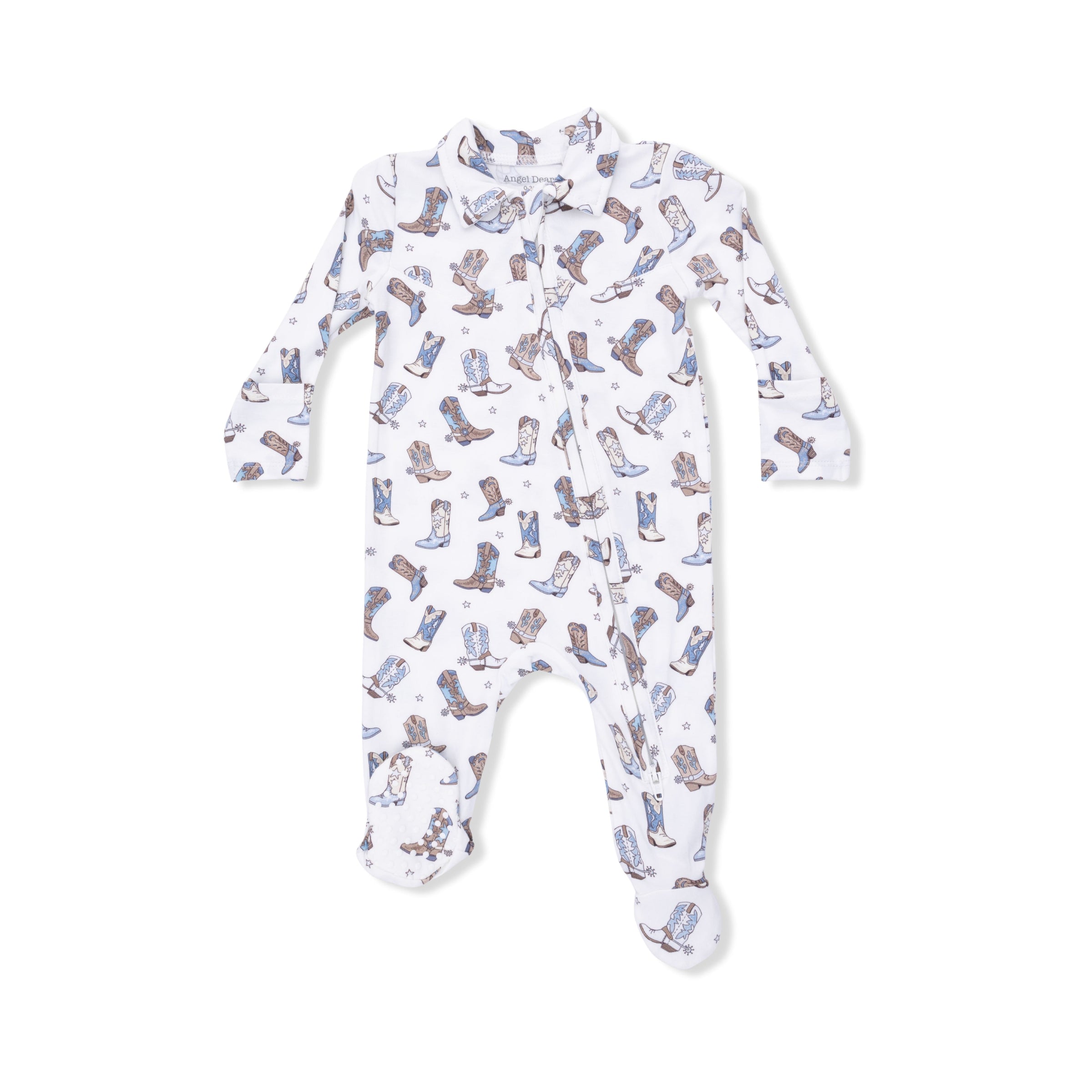 Cowboy Boots - Cowboy 2 Way Zipper Footie