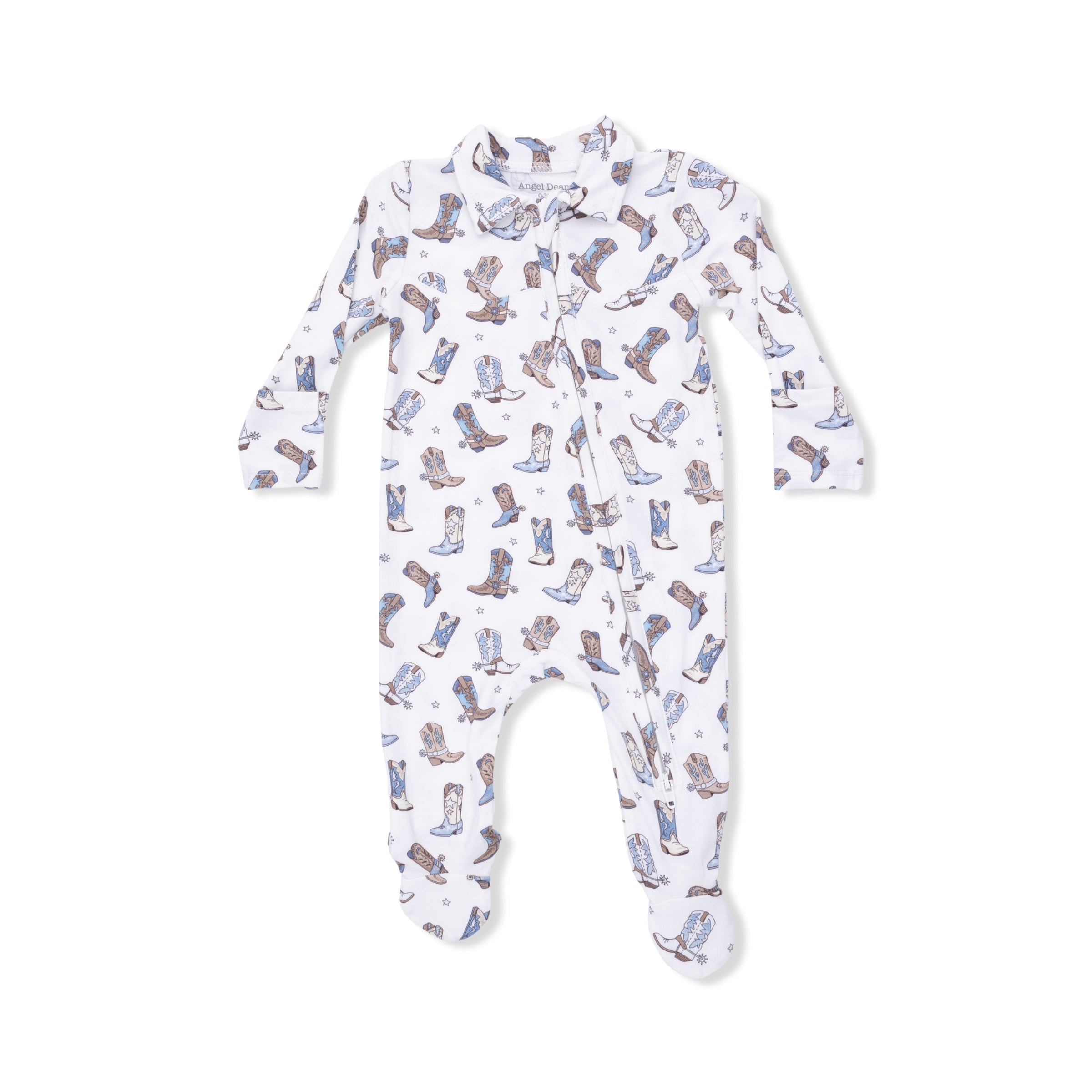 Cowboy Boots - Cowboy 2 Way Zipper Footie