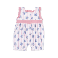 Stripe Dot Roses - Bow Playsuit