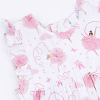 Ribbon Ballerinas - Ruffle Playsuit