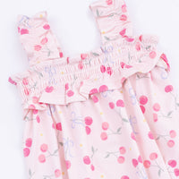 Sweet Bow Cherries - Ruffly Strap Bubble