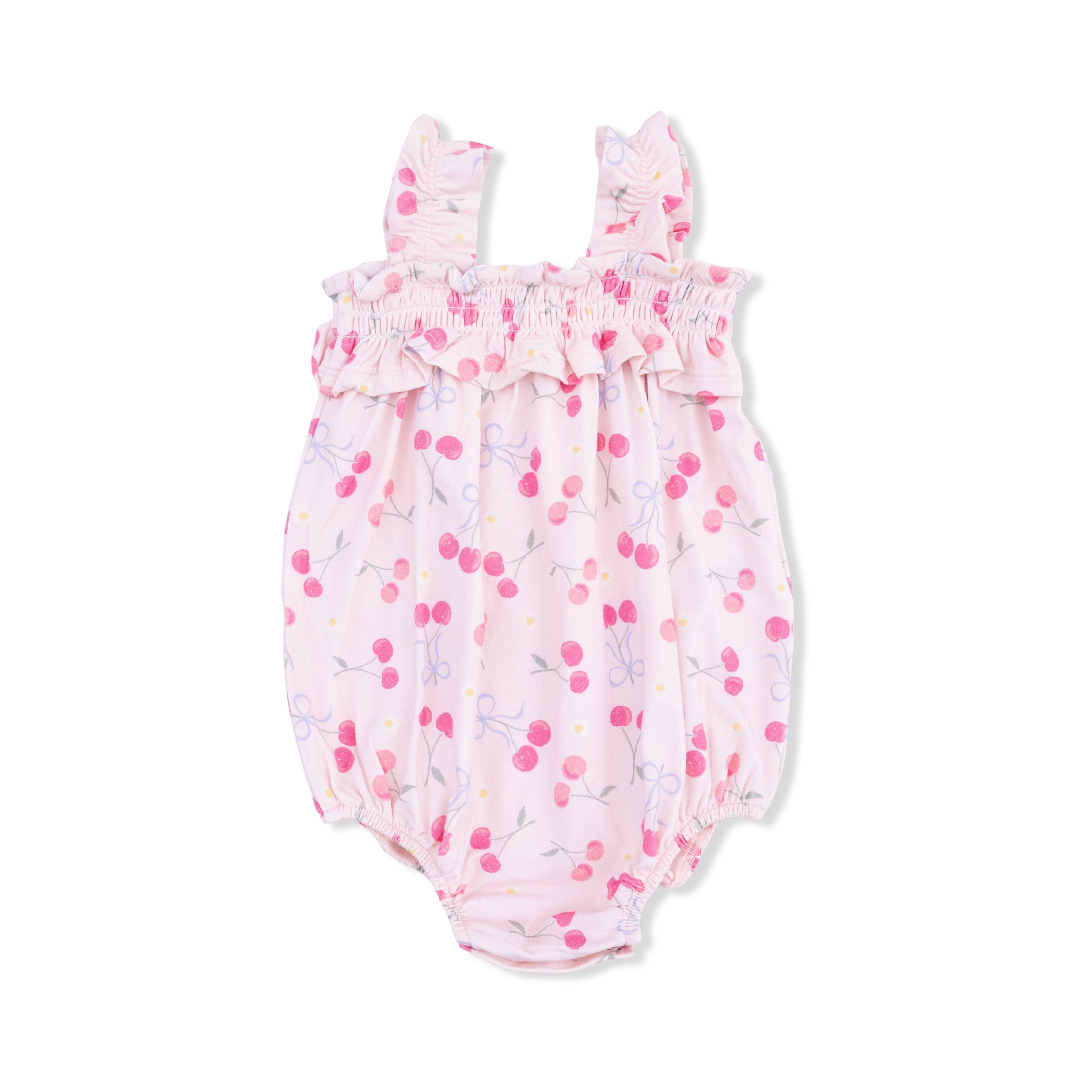 Sweet Bow Cherries - Ruffly Strap Bubble