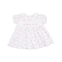 Dainty Buds and Bows - Smocked Dress Set