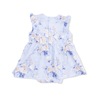 Ashley Rose Floral - Ruffle Bodysuit Dress