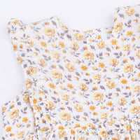Yellow Country Roses - Ruffle Bubble Dress