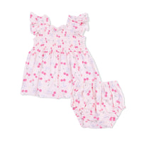 Sweet Bow Cherries - Baby Doll Tunic and Bloomer Set