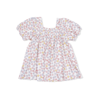 Sarah Floral - Puff Sleeve Baby Doll Dress and Bloomer