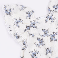 Belle Rosette Dot - V-Neck Bubble