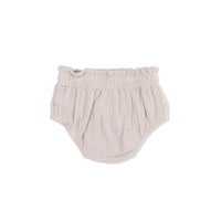 Solid Muslin French Oak - Babydoll Top with Mod Bloomer