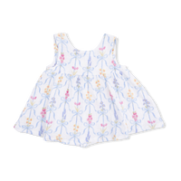 Ribbon Bouquets - Infant Dress with Bow and Bloomer