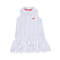Baseball Stripe - Polo Dress with Cartwheel Short