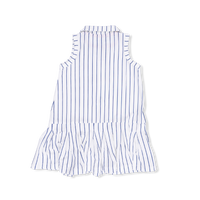 Baseball Stripe - Polo Dress with Cartwheel Short