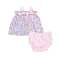 Elizabeth's Garden - Top with Bows and Ruffle Leg Bloomer