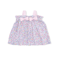 Elizabeth's Garden - Top with Bows and Ruffle Leg Bloomer