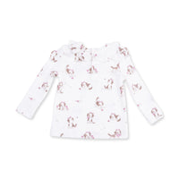 Explorer Puppy Pink - Long Sleeve Ruffle Top and Pant