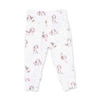 Explorer Puppy Pink - Long Sleeve Ruffle Top and Pant
