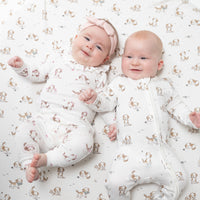 Explorer Puppy Pink - Long Sleeve Ruffle Top and Pant