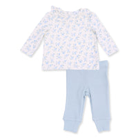 Rose Briar - Long Sleeve Ruffle Top and Pant