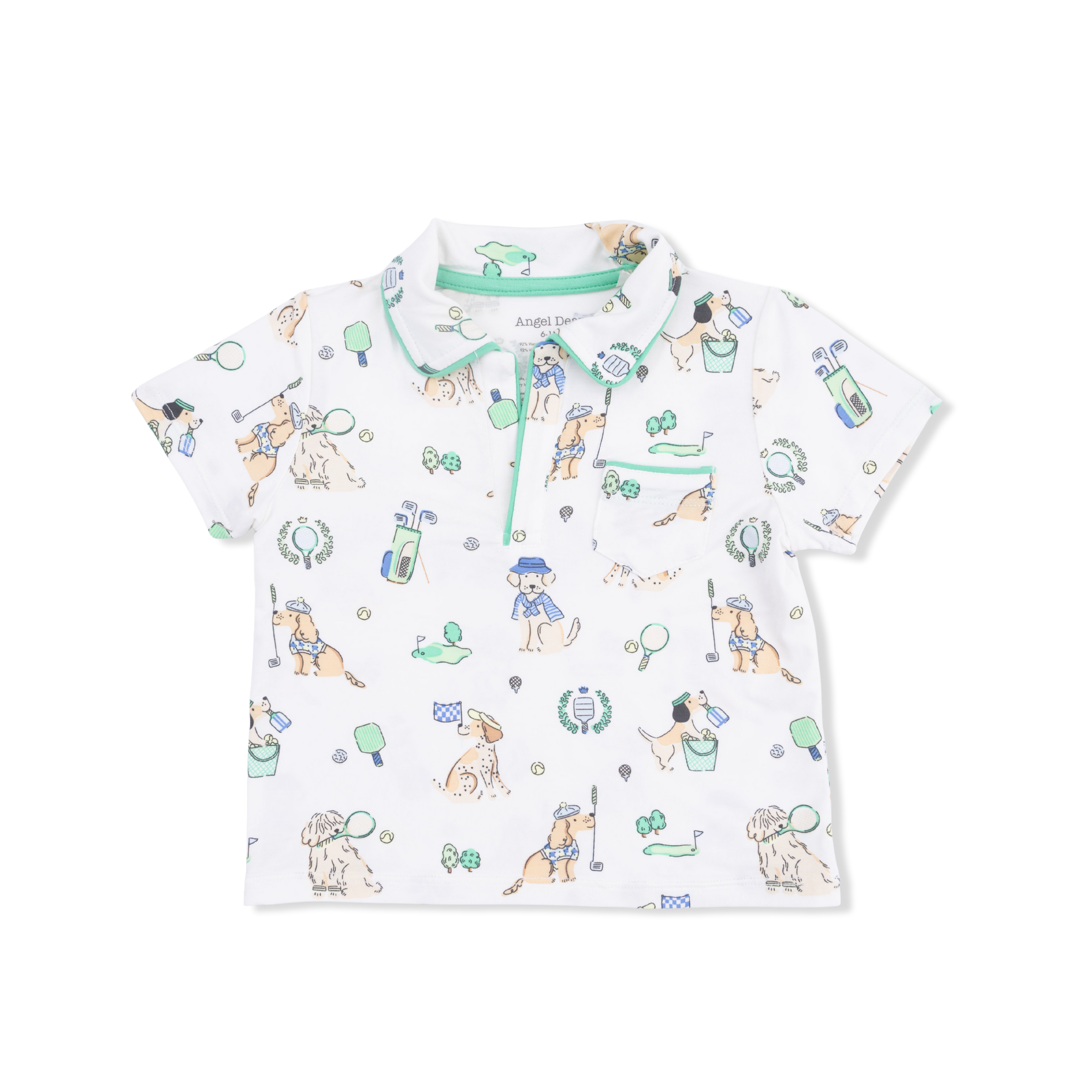 Country Club Dogs Neutral - Polo with Casual Short  & Bucket Hat