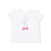 Sweet Bow Cherries - Ruffle Tee