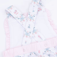 Golf Trellis Pink - Ruffle Bubble