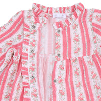 Suzie Floral Stripe - Romy Dress and Bloomer
