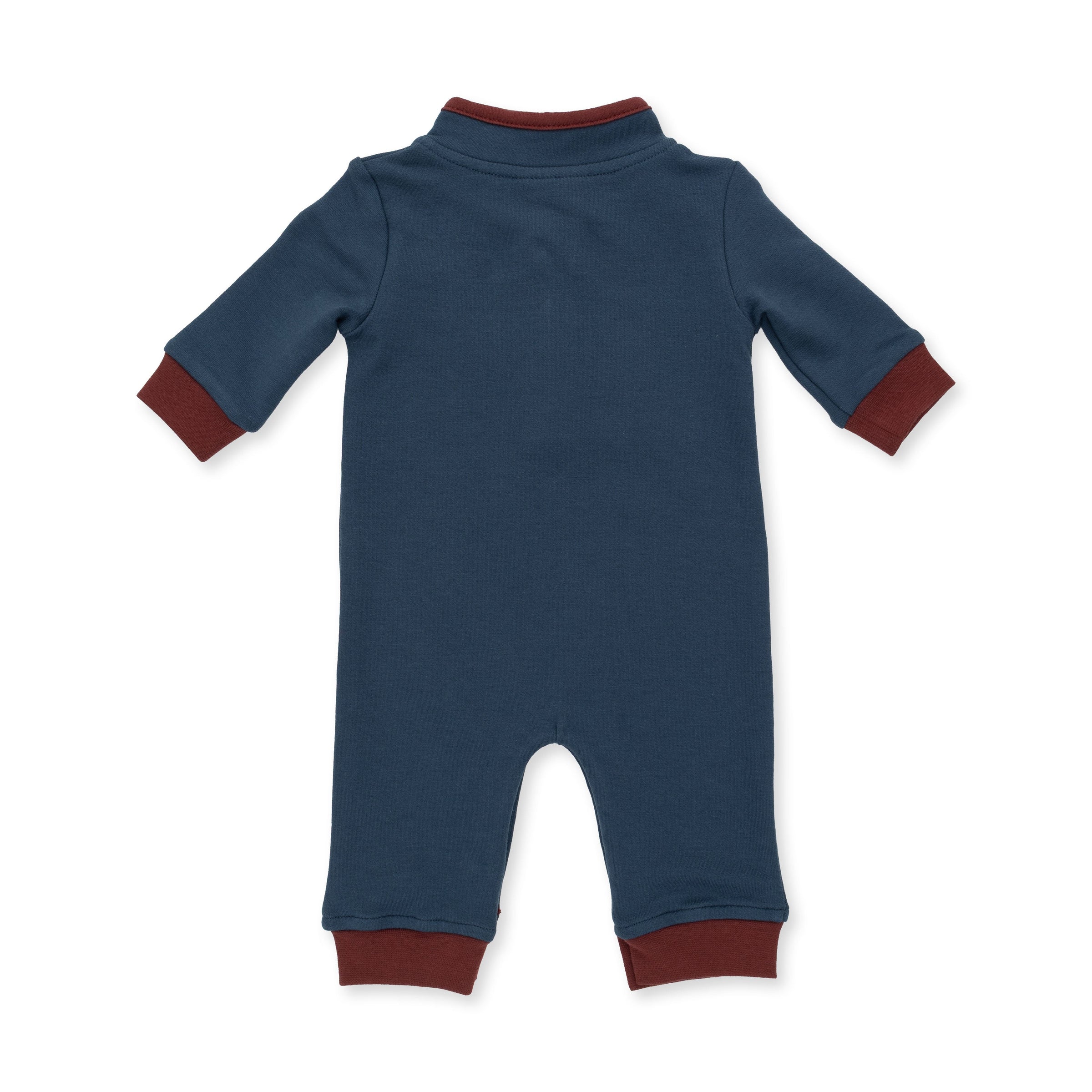 Varsity French Terry - Zip Neck Romper