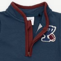Varsity French Terry - Zip Neck Romper