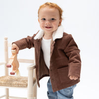 Solid Beaver Fur Corduroy - Corduroy Jacket